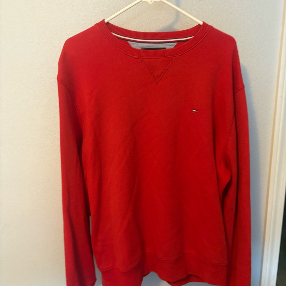Tommy Hilfiger Red Men's Sweatshirt